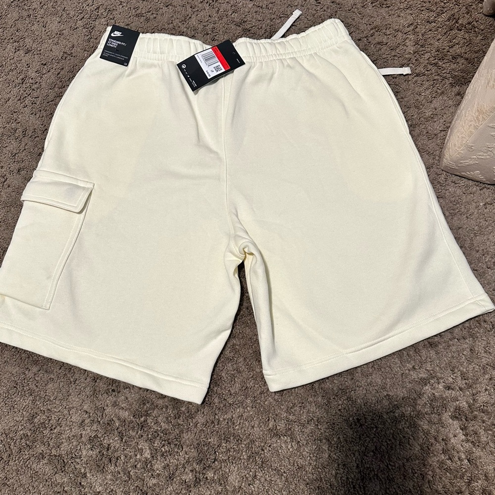 Nike Men's Athletic Cream Shorts